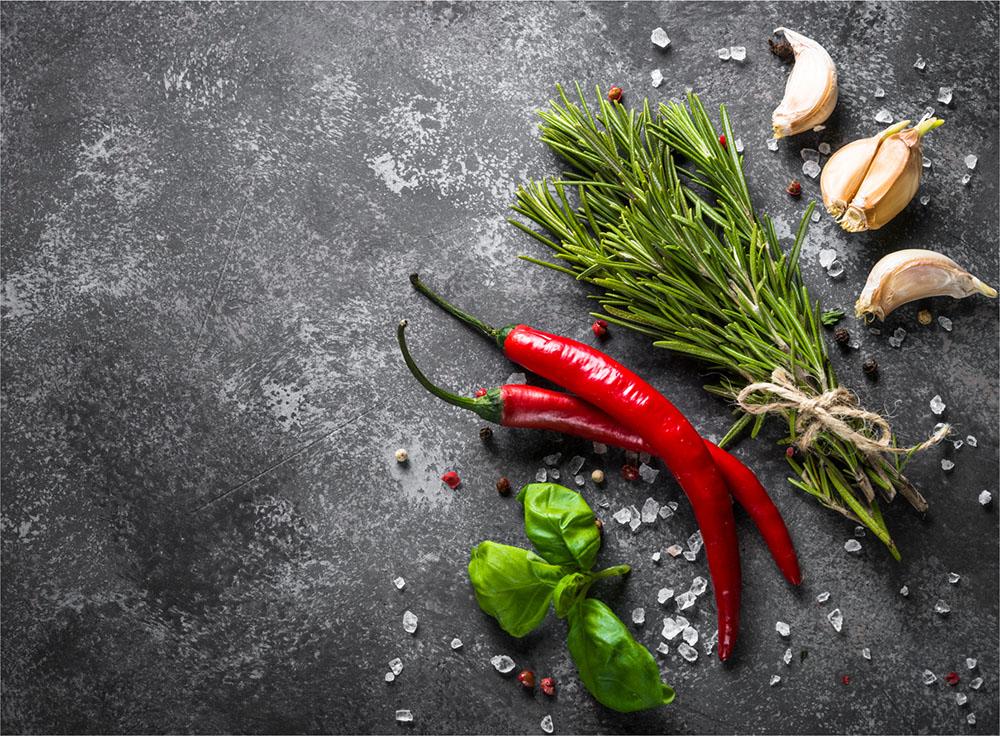 TEMPERED GLASS CUTTING BOARD 30x22 SPICES