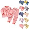Children's Boys And Girls Home Wear And Pajamas Long-sleeved Tops And Trousers Sets