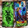 Чехол для телефона для Xiaomi Mi Poco X3 NFC X4 M4 M3 Pro F1 F4 F3 GT C40 11T 11 Lite 5G Fundas Черная крышка Сайян Бролис Аниме