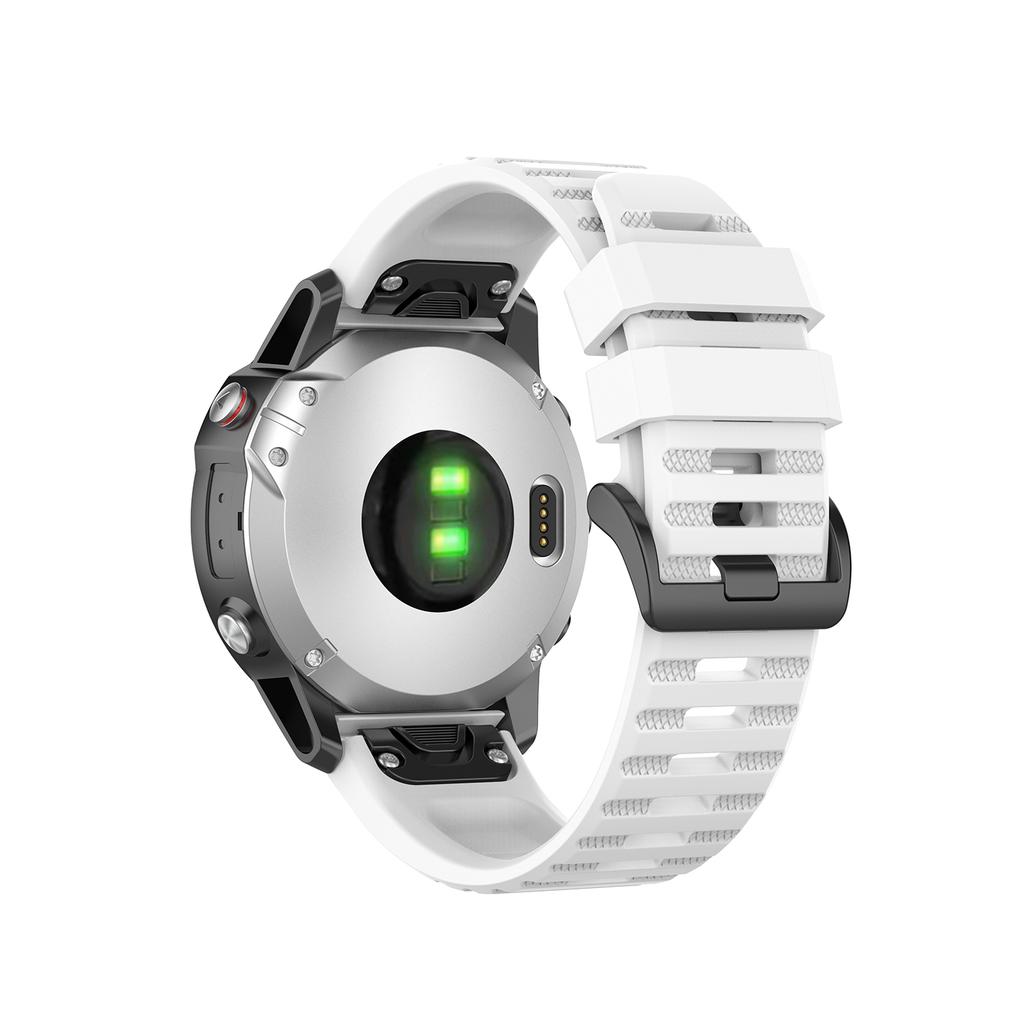 Rubber Smart Watch Replacement Band [22mm Width] for Garmin Fenix 6/5