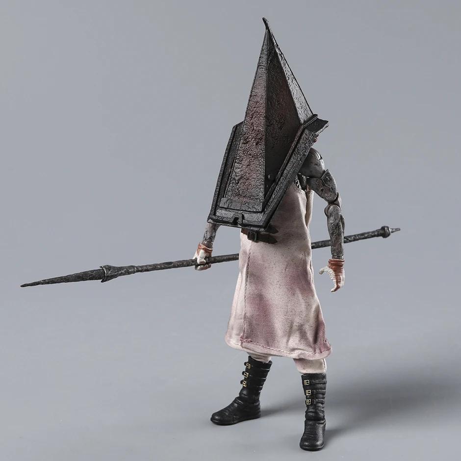 MEZCO Silent Hill 2 Красный Пирамидоголовый Фигурка Action Figure ONE:12 Коллекционных Игрушек Silent Hill Подвижная Модель Куклы Подарки на День Рождения