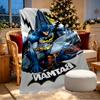 Batman Print Blanket - Soft & Comfortable, for Bedroom, Travel, Sofa, Home Decoration - Birthday Christmas Gift for Friend