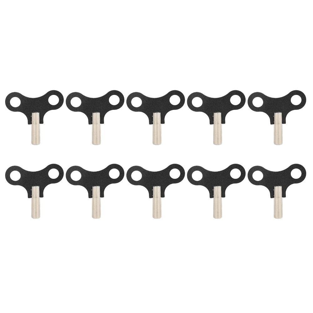 10PCS Set Clock Tool Clockwork Keys Compact Mechanical Clock Key Clock Repair Tool Antique Clocks