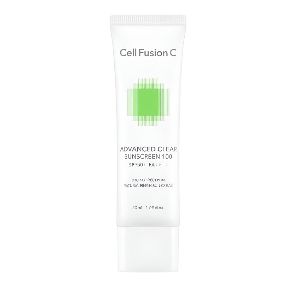 Cell Fusion C Advanced Clear Sunscreen 100 SPF50+ PA++++ Lightweight Hydrating Sun Cream 50ml