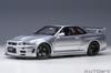 AUTOart Nismo R34 Silver Finished Product 1/18 GT-R Z-tune Z-tune