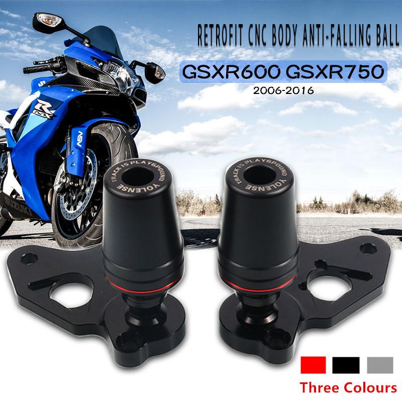 Fit For GSXR 750 600 GSX R750 R600 2006-2016 2015 Motorcycle Falling Protection Frame Slider Fairing Guard Crash Protector