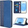 Protective Case - BOOLING - for Samsung Galaxy S25 - Synthetic Leather - Mosaic Pattern - Shockproof