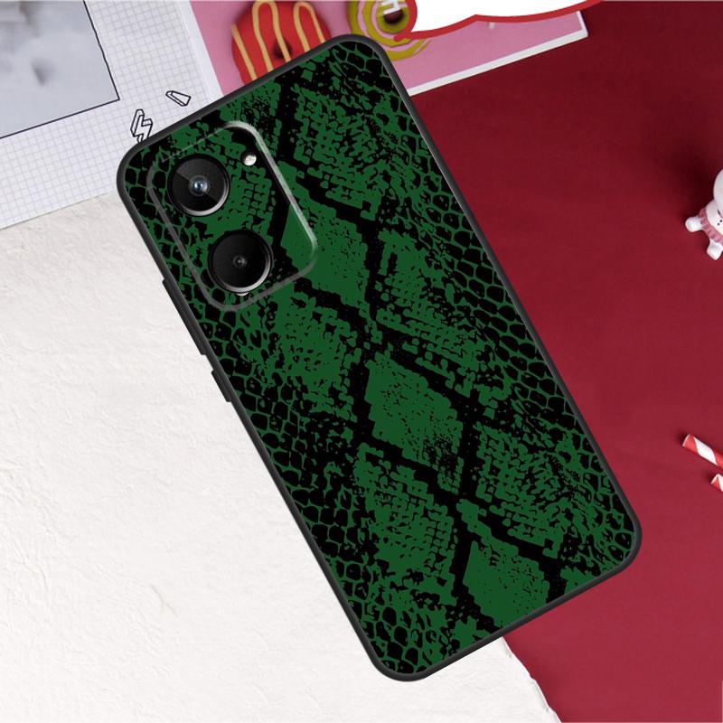 Принт «Змеиная кожа» для Realme 15 Pro GT7 GT6 10 11 12 13 14 Pro Plus C55 C71 C75 C67 C63 C61 C53 C35 C65 Чехол