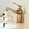 Смеситель для ванной комнаты с отделкой из античной бронзы, латунный смеситель для раковины, цельный латунный смеситель, однорычажный смеситель для воды, кран для ванны ELFCT001-F