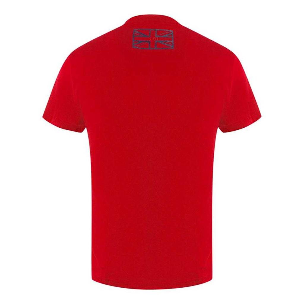 Aquascutum Mens London 1851 Logo Taped T-Shirt