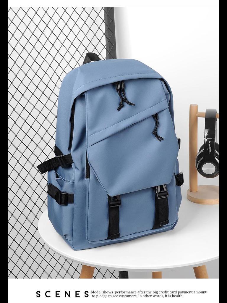 Модный рюкзак большой вместимости для студентов: Простой дизайн для средней школы, старшей школы и колледжа.