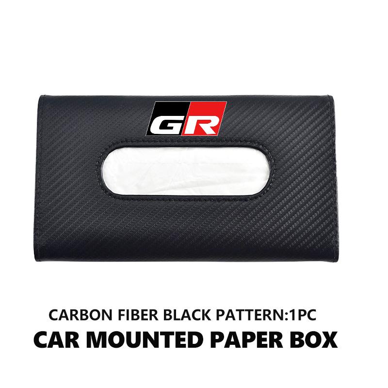For S1 Car Sun Visor Tissue Box Hanging Napkin Storage Bag chr Corolla Camry rav4 Yaris hilux prius avensis JH0