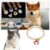 Аксессуары для кошек Подвески для щенков Товары для животных Ожерелье для котят Ошейники для кошек Золотая цепочка для собак
