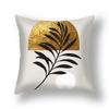 Ginkgo Leaves Pillows Case Home Decorative Cushion Cover Golden Polyester Print Pillowcase Car Sofa Pillow Case Home Decor 45*45