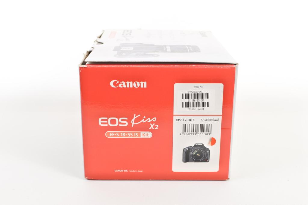 Canon EOS Kiss X2 / Rebel XSi • EF‑S 18‑55 IS Kit • Shutter Count 35 • Tested • Japan