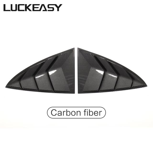 LUCKEASY автомобильные жалюзи треугольные окна для Tesla Model 3 Model3 2023 модифицированные ставни задней двери украшения экстерьера