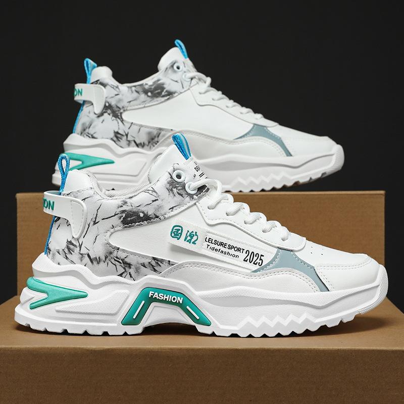 High Quality Trendy Basketball Shoes Man 2025 Spring New Breathable Wear-reisistant Sneakers Student Casual Running Sports Shoes