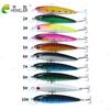 1pc HENGJIA  Minnow Fishing Lure 5colors Plastic Hard Baits with Rattles for Sea Fishing