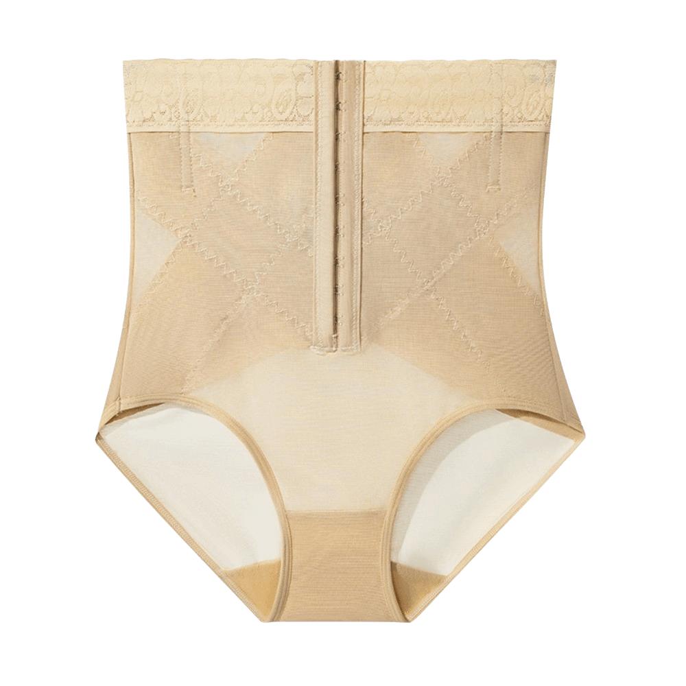High Waist Postpartum Shapers Mesh Cross Tummy Control Panties Corset Body Shaper Postpartum