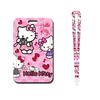 Милый держатель для карт Hello Kitty, держатель для ID-бейджа и кредитных карт со шнурком против потери, держатели для кредитных карт, шейный ремешок, студенческие подарки