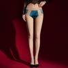 Women Winter Pantyhose Satin Brief Integrated Tights, Lace Waistband, Silk Crotch, Breathable Warm Thick Stockings for Ladies Daily Wear