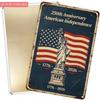 Tin Sign th Anniversary American Independence   Vintage Metal Plaque USA Liberty Statue Retro Wall Decor for Bar Pub