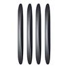 2/4Pcs Car Anti-collision Strip Clear Black Self-adhesive Flexible Reusable Universal SUV Truck Auto Body Door Side Rearview Mirror Bumper Protector