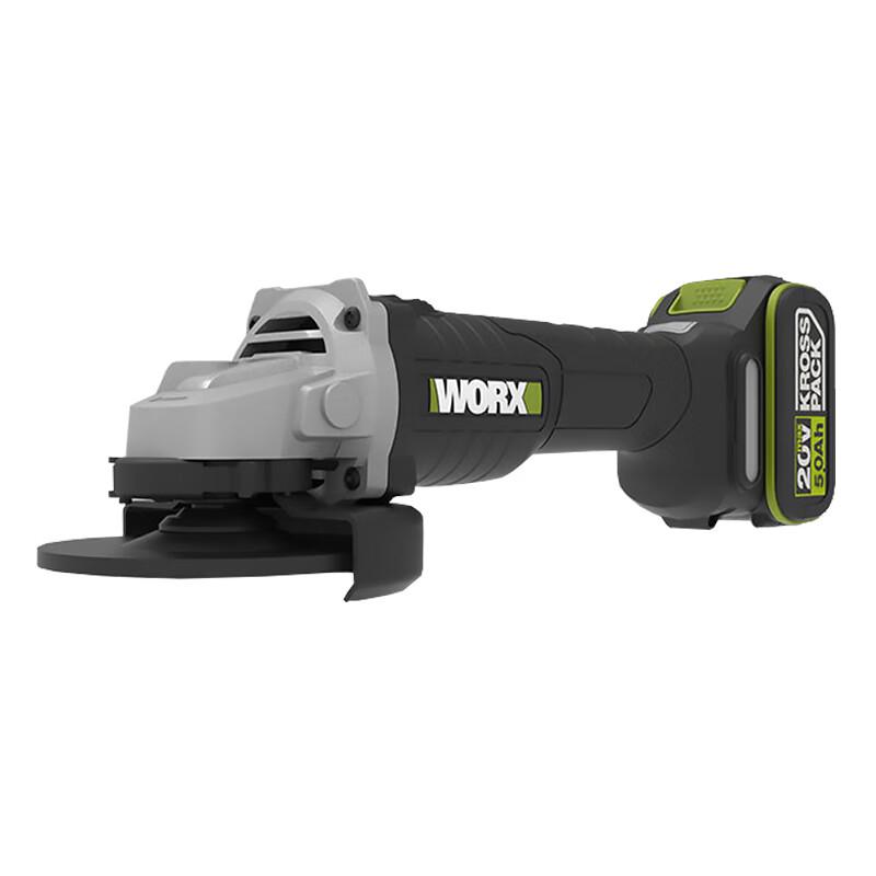 WORX 20В Бесщеточная Угловая шлифмашина (болгарка) 125 мм