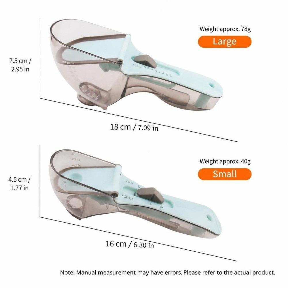 2PCS 30ml 130ml Measuring Scoop Graduated Scale Kitchen Measuring Tool Coffee Milk Powder