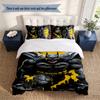 Batman 3‑Piece Bedding Set Soft Microfiber Duvet Cover Pillowcases Comfortable Bed Linen for Bedroom Decoration