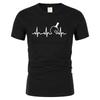 Summer Fashion Table Tennis Heartbeat T Shirt Unisexs Cotton Ping Pong Tops Designer Short Sleeve Casual Basic Tshirt Camisetas