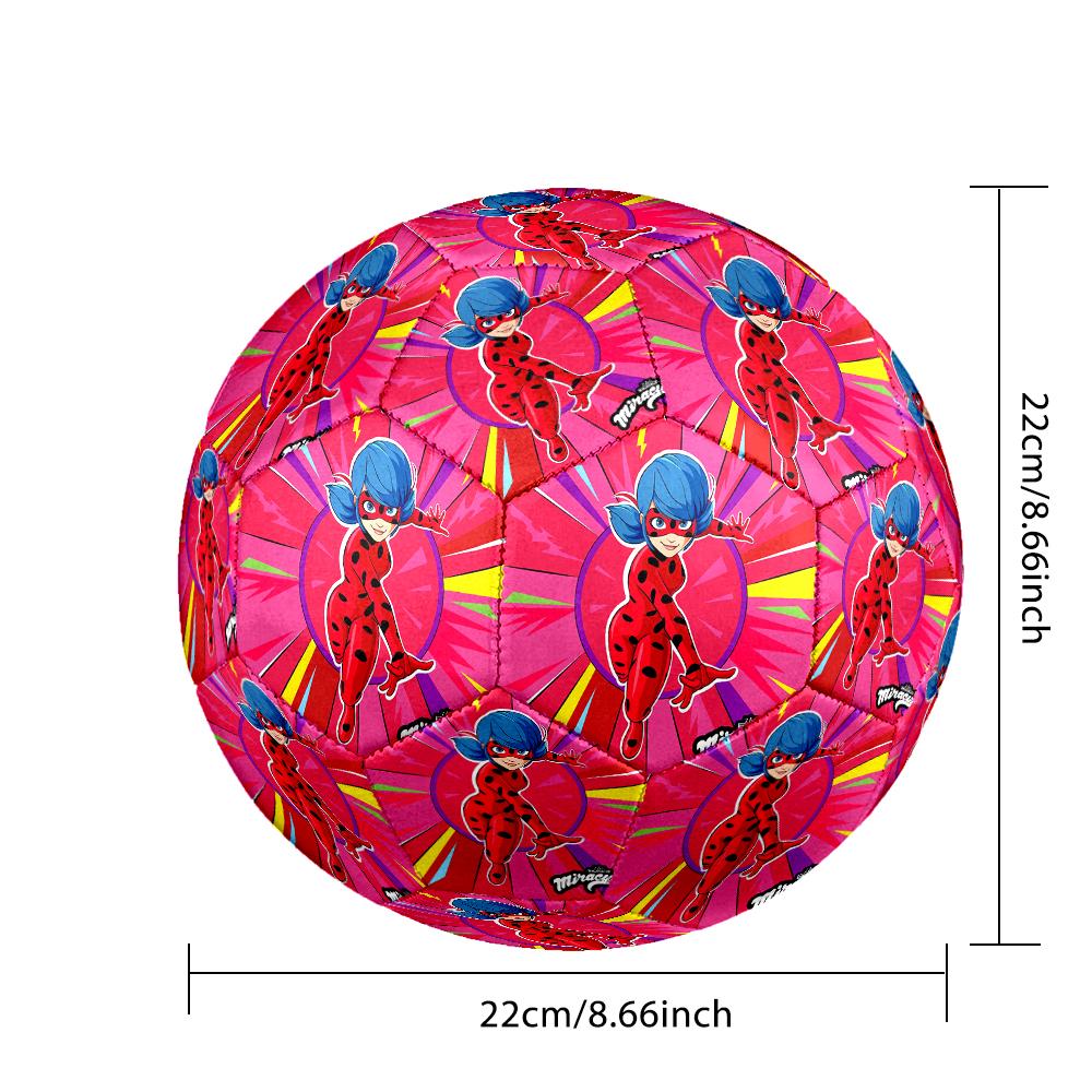 1pc Ladybug Pattern Standard Size 5 Soccer Ball, Gentle on the Feet, Designed Specifically for Matches and Training Football