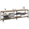 Artisan Oak TV Stand 160 x 30 x 50 cm Composite Wood and Iron