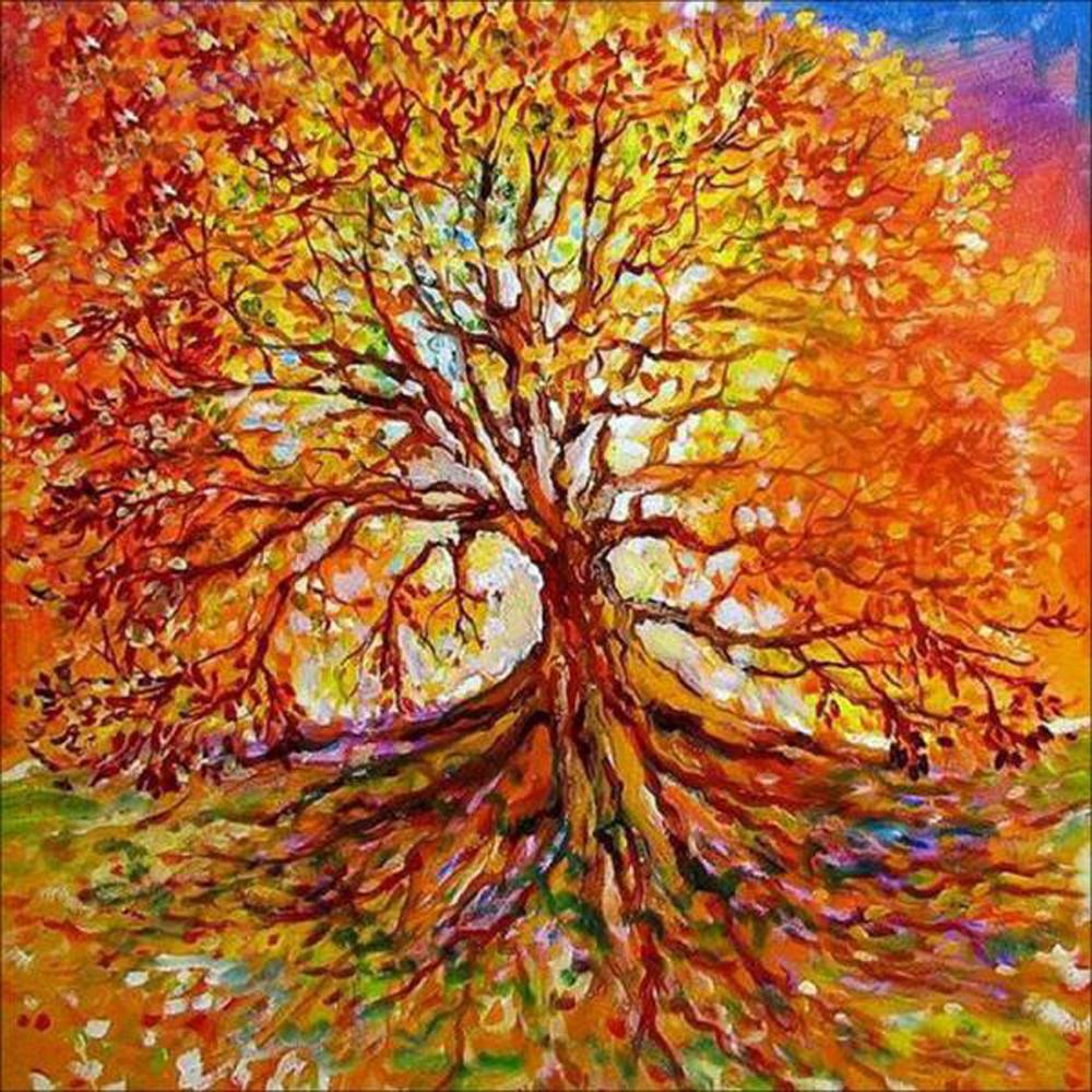 Diy Diamond Painting Landscape Bonsai Tree Animal Tiger 5D Diamond Embroidery Rhinestone Cross Stitch Home Decoration Gift