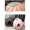 Pumpkin Shaped Cat Kennel Warm Kawaii Cat Mat Pet Bed House Yurt Push Cat Carpet Dog Cushion Removable Washable Nest Cat Blanket