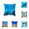 Living Room Sofa Car Cushion Cover Luxury Home Decoration Pillow Cover Cute Dolphin Marine Life Pillow Cover