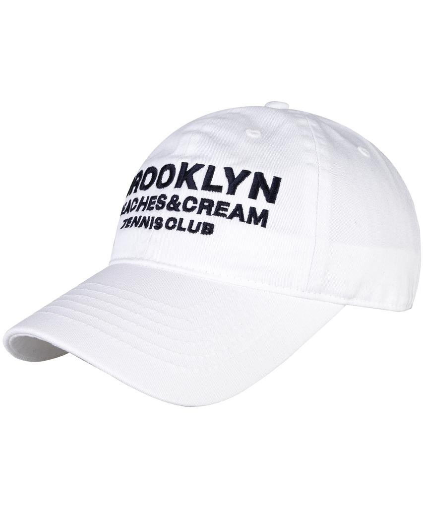 Кепка-бейсболка Bichiseuaenkeulim Brooklyn Tennis Club - Белая