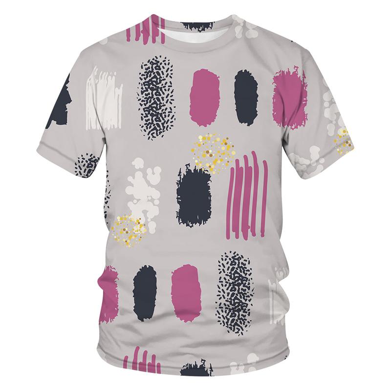 Летняя мода уличная одежда в стиле граффити для мужчин 3D повседневные футболки в стиле хип-хоп с индивидуальным принтом трендовые удобные удобные короткие рукава с круглым вырезом