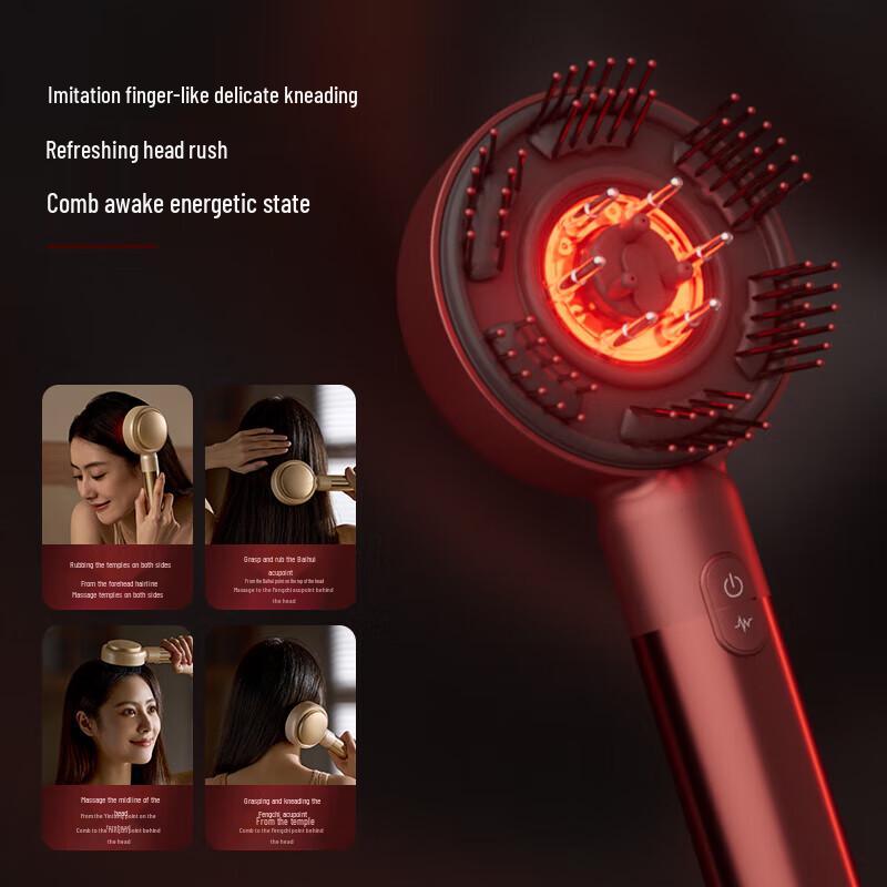 Philips Smart Hair & Scalp Massager Comb with EMS Red Light