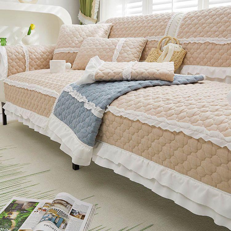 Тканевая подушка для дивана, простая современная утолщенная четырехсезонная универсальная подушка для гостиной, диванная подушка для гостиной, противоскользящий чехол