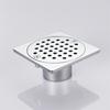 Bathroom Accessories 90*90mm Shower Floor Drain Can Insert Tiles Floor Drain Cover Brass Anti-odor Floor Drain Chrome
