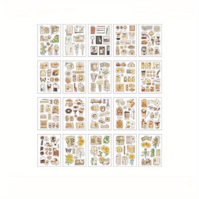 1 шт. серия «Старые мечты, новая любовь» наклейки-материалы для украшения блокнота с растениями, материал для блокнота, картон