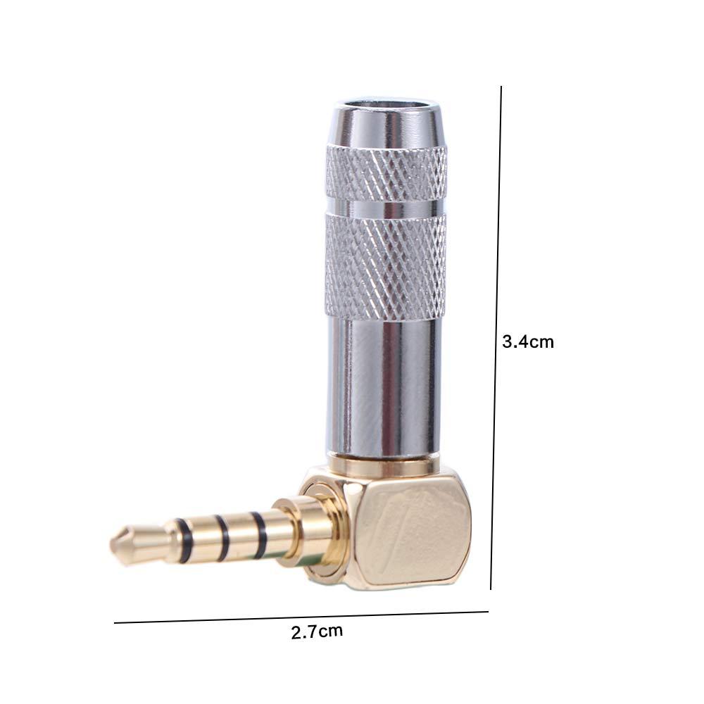 1/8" Jack 3,5 мм Разъем для динамика 3,5 мм 3/4 полюса Адаптер для наушников для наушников/телефона/ПК/ноутбука