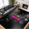 Green Day Print Crystal Velvet Plush Rug Wear?Resistant Anti?Slip Floor Mat For Indoor Household Decoration