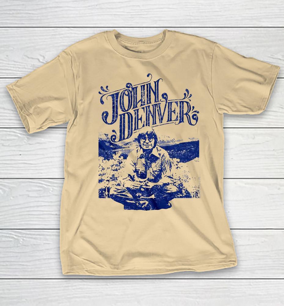 Футболка John Denver In Field Music S–5XL MD751 Унисекс
