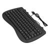 USB Keyboard Durable Plastic 87 Keys KB‑301B Keypads General Ergonomically Computer AccessoriesArabic