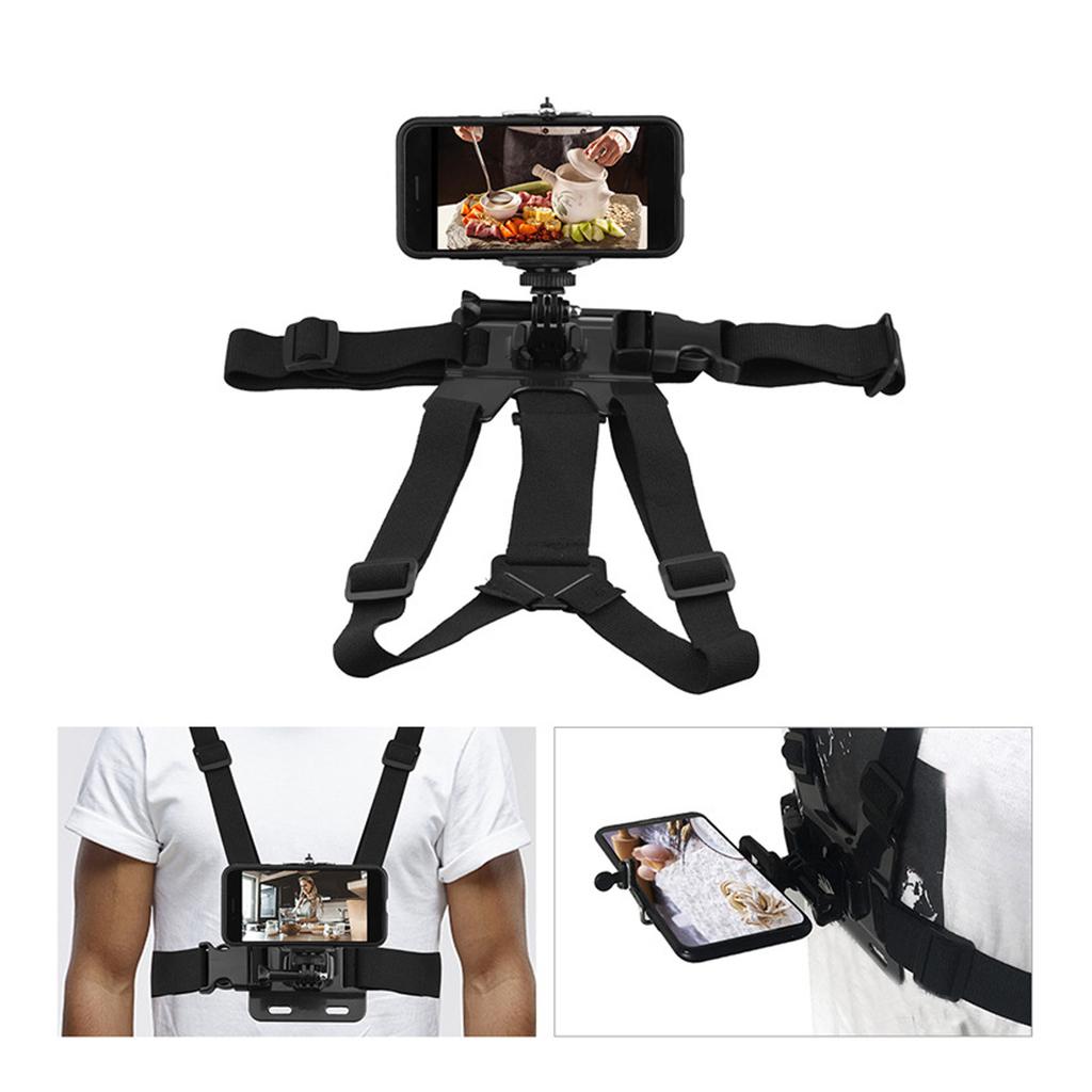 Chest Fixed Belt Adjustable Chest Strap Phone Universal Photograph Support Phone Clip