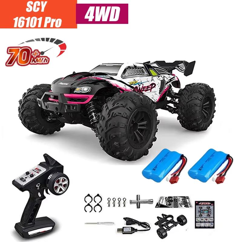 Scy16101 pro Высокоскоростная RC Машинка Бесколлекторная 4WD Внедорожник Дрифт Машина на Радиоуправлении 1:16 профессиональных гоночных автомобилей против SG116MAX Wltoys