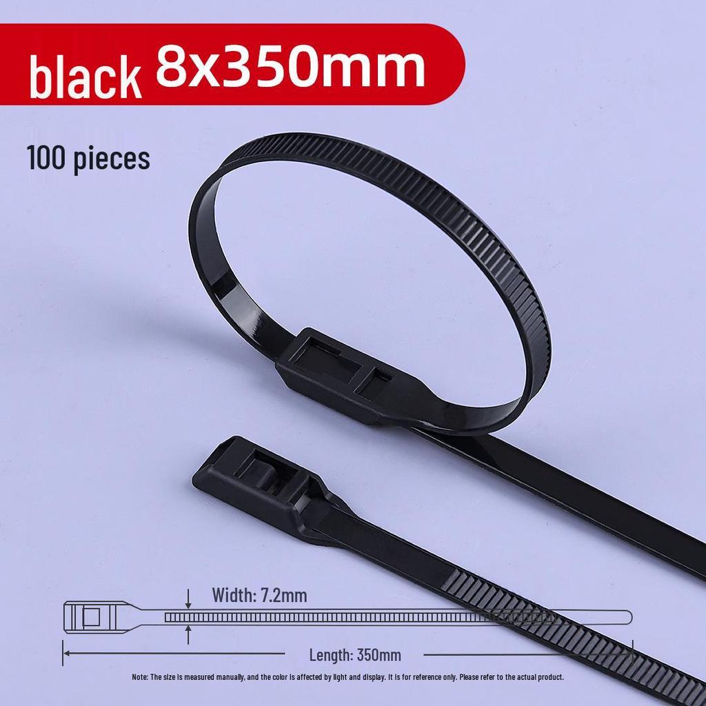 Нейлоновая самозатягивающаяся кабельная стяжка Naughty Castle для детского парка (8x350x400) - Особый цвет