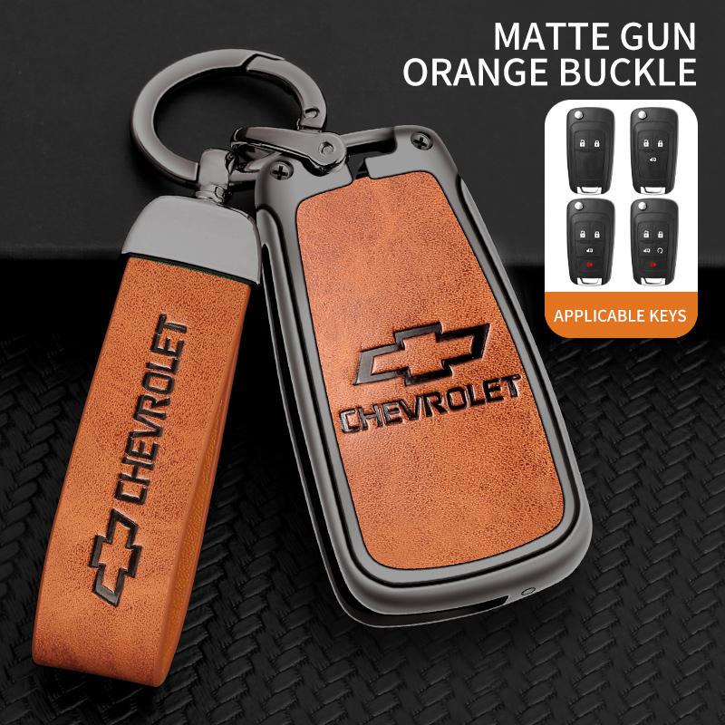 AABHO1 Alloy Car Remote Key Case Cover Shell For Chevrolet Chevy Malibu Camaro Cruze Traverse Spark Equinox Sonic Volt Bolt Accessories